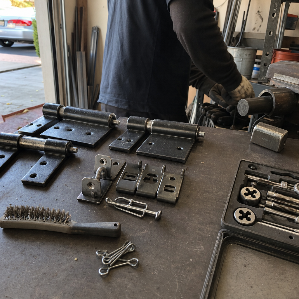 Professional preparing gate parts and welding in Santa Clara, CA
