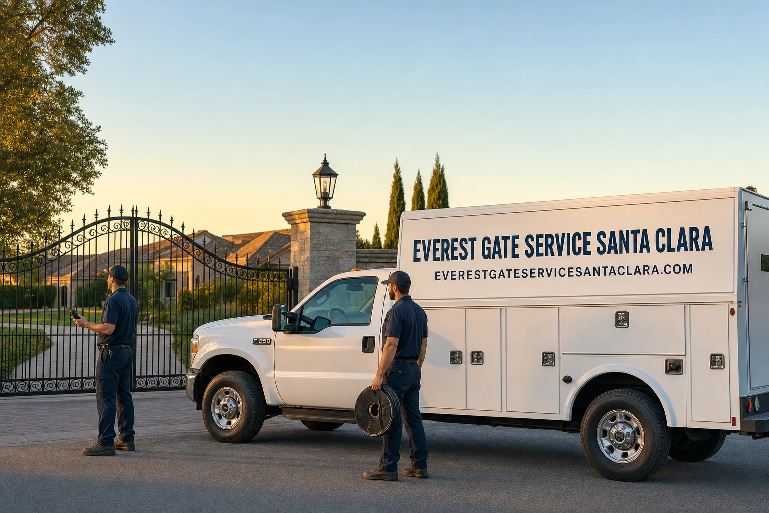 Everest Gate Service Santa Clara service vehicle and crew in Santa Clara, CA